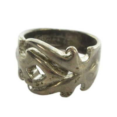 Aileen Silber925 Herren Ring Größe 14 Logo Schmuck Vintage Zustand B