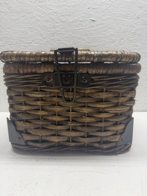 Longaberger Basket Handle Metal Latching Close 10 Wide x 7 Deep x 7 1/2 High
