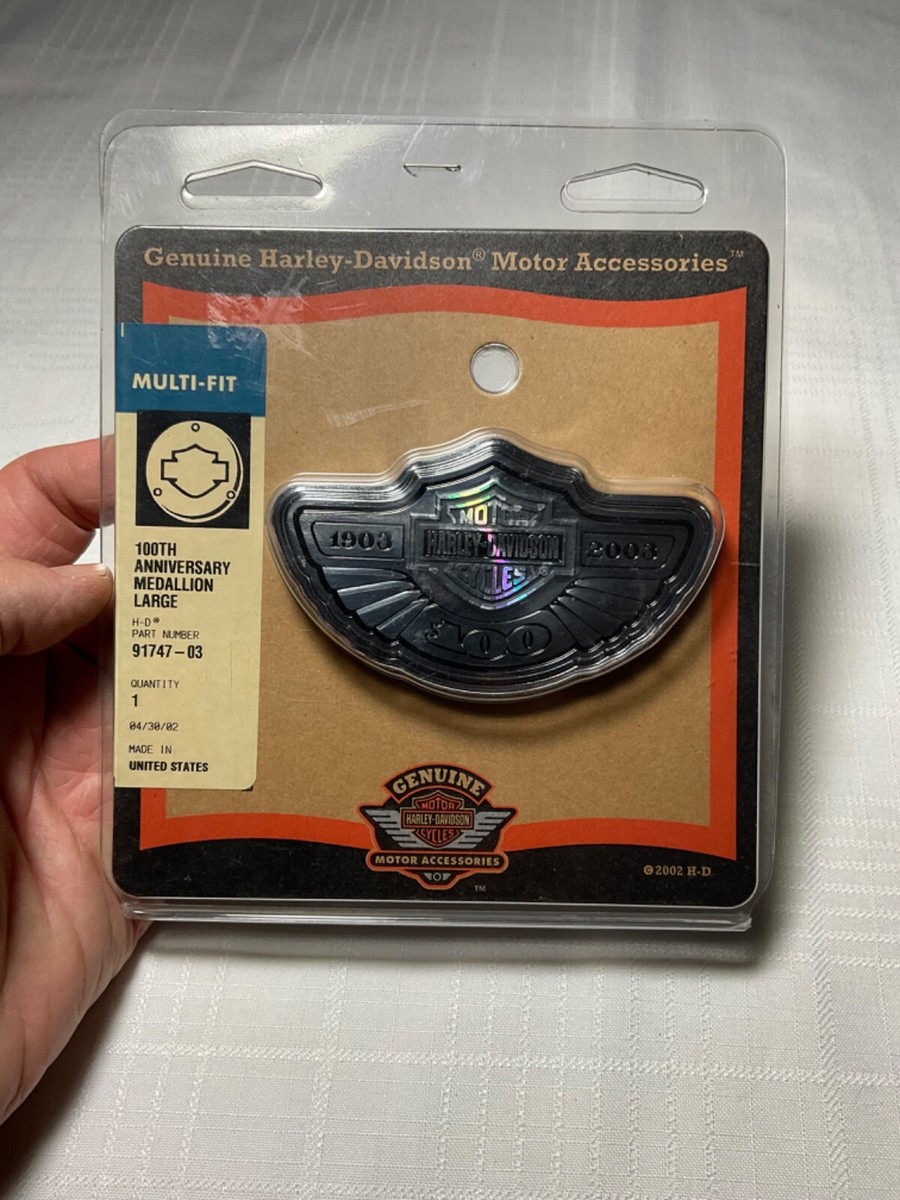 Harley-Davidson 100th Anniversary Large Fender Medallion 91747-03