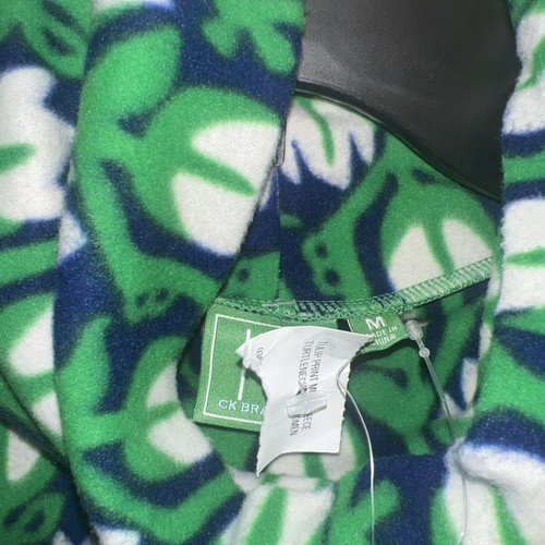 Neve by CK Bradley Fleece Turtleneck Womens Medium Tulip Green NEW - Picture 4 of 6