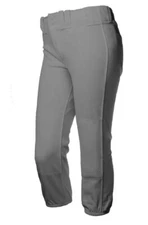 RIP-IT Youth Girls Size XL Pro Collection 4-Way Stretch Softball Pants Gray (B5)