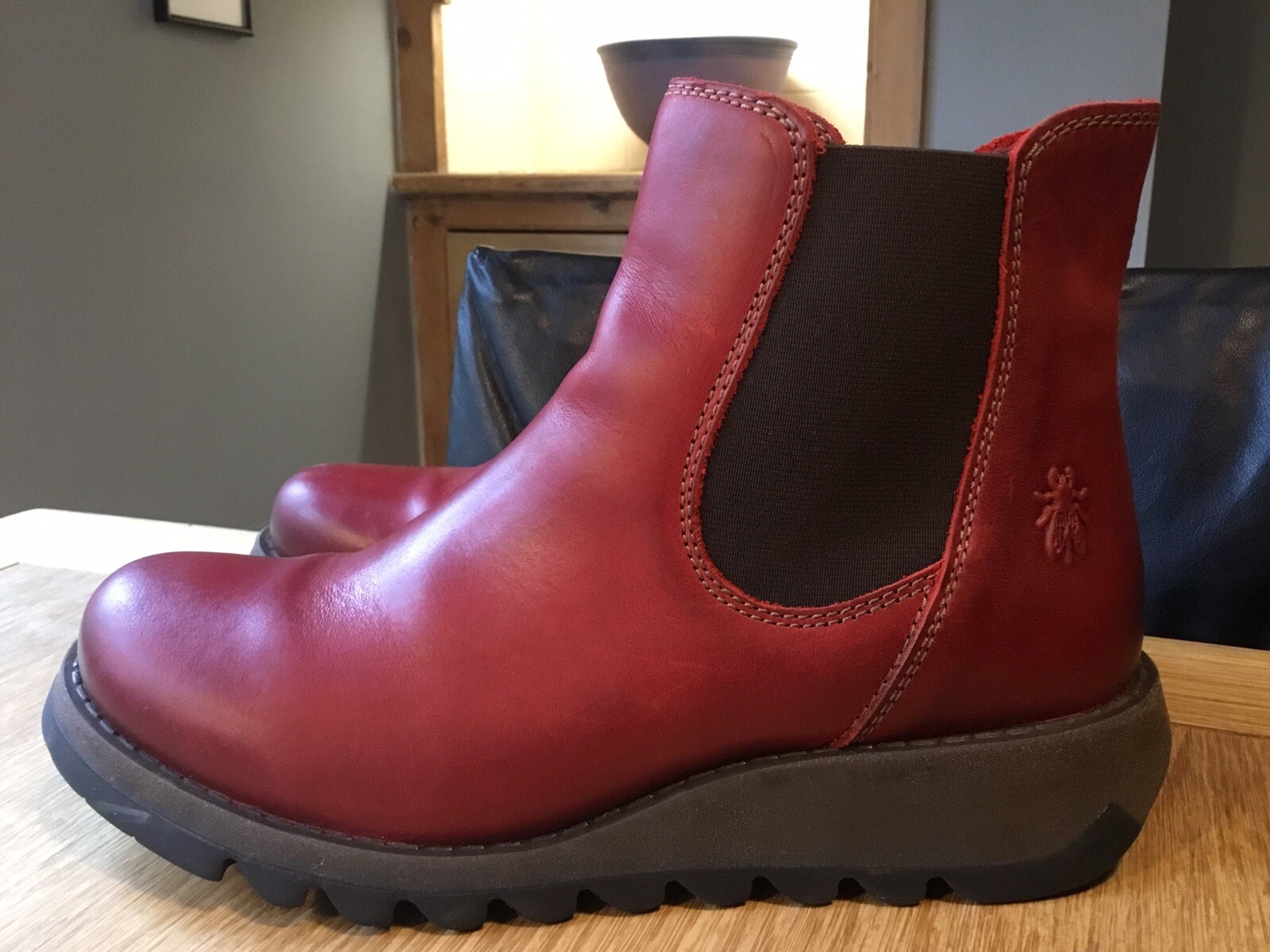 Fly London Boots Size 6 Salv Red | eBay