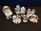 Dreamsicles Lot (6) Ceramic Figurines Cast Art Kristin Haynes Duals Doubles