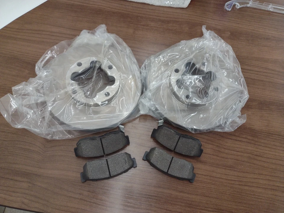 Kit de frenos/rotor delanteros R1 Concepts, compatible con Subaru Justy 1987-94 Foto 2 de 4