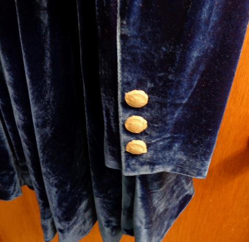 New Midnight Velvet Brand Blue Formal Blazer Jacket Women S 34" chest - Picture 9 of 10