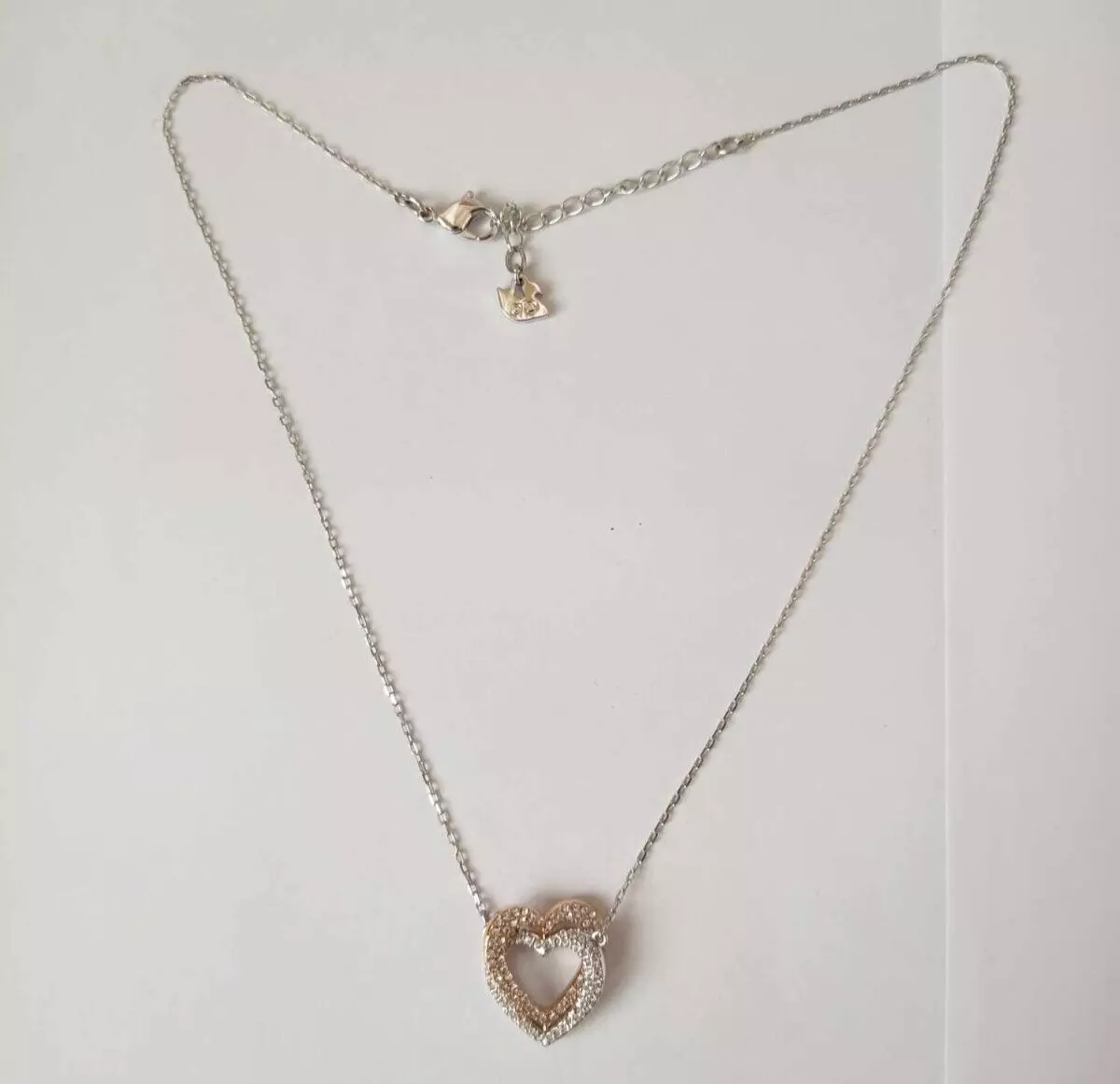Swarovski infinity double heart deals