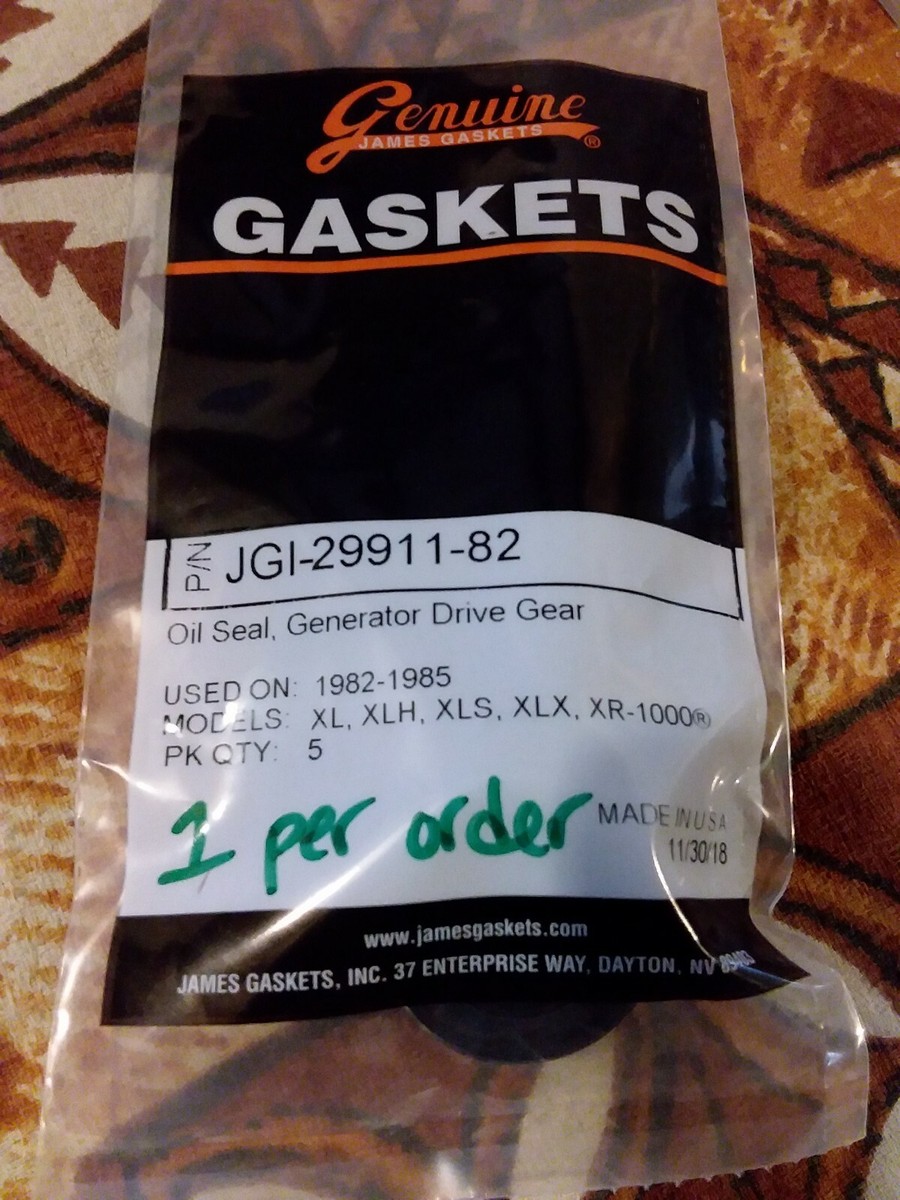 Harley 82-85 XL XLH Generator Drive Gear Oil Seal JAMES JGI Harley 82-85 XL XLH Generator Drive Gear Oil Seal JAMES JGI