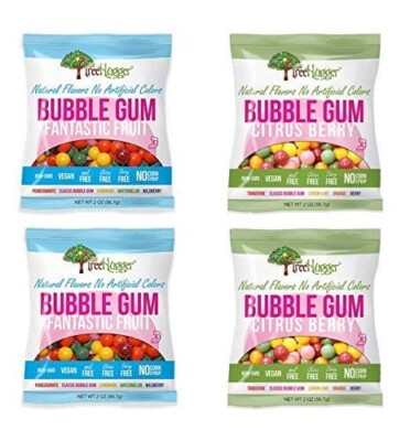 Tree Hugger Bubble Gum - Variety Pack - 2 Oz (4 Bags) Exp 3/2026