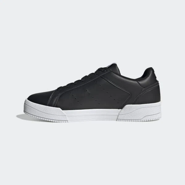 Adidas Court Tourino scarpe uomo sneakers nero bianco taglia uk 7 5 eur 41 HO2176