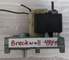 1 of - USED - Breckwell Auger Drive Motor, 4 RPM Clockwise, C-E-010 - 3C02