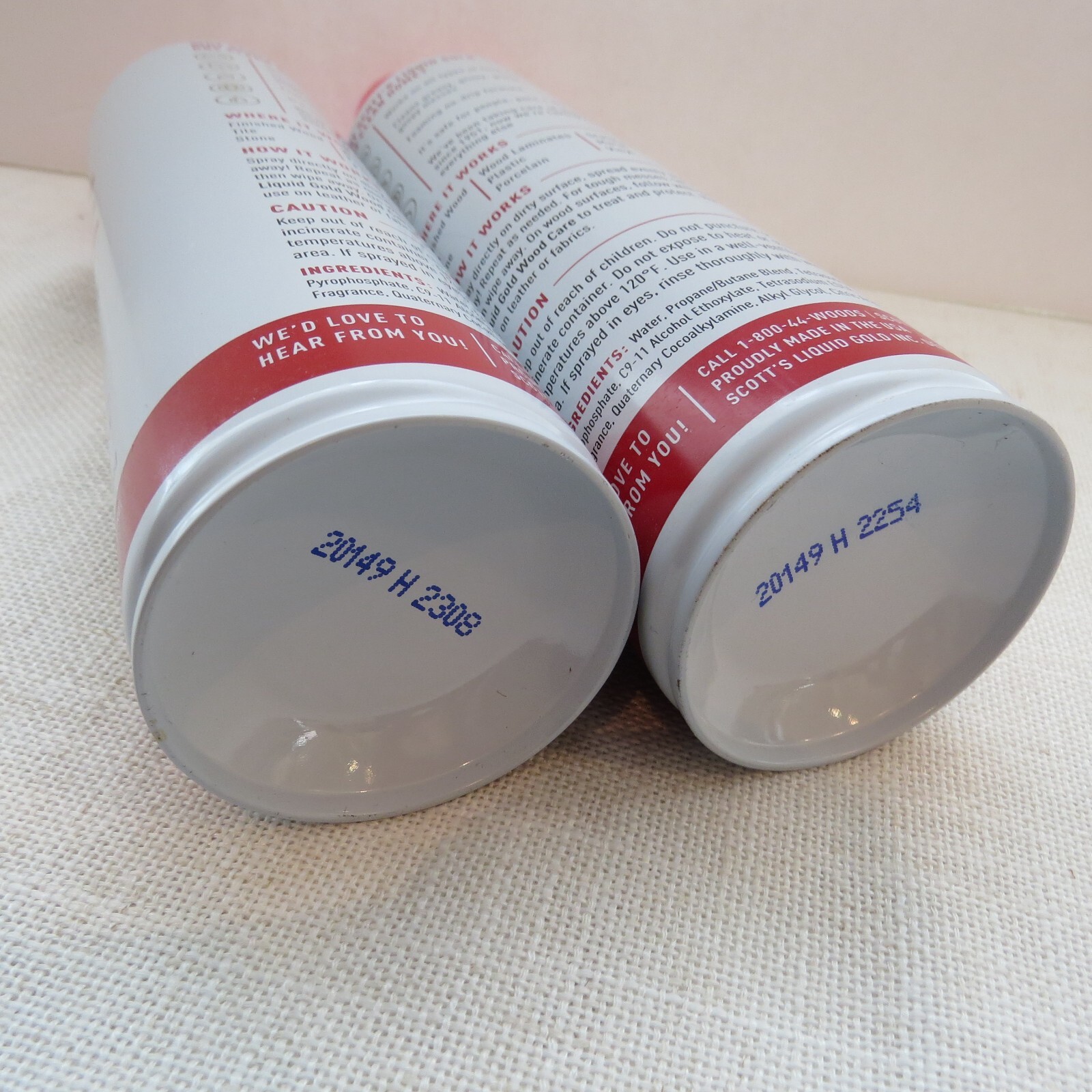 NEW (2) Scott’s Liquid Gold ONE Clean Home Multi Surface Foaming Cleaner 12 Oz