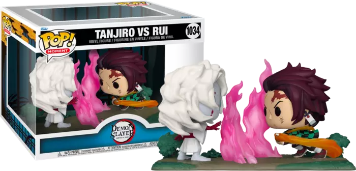 Funko POP! Moment Demon Slayer Tanjiro VS Rui #1034 Collectible Vinyl Figure