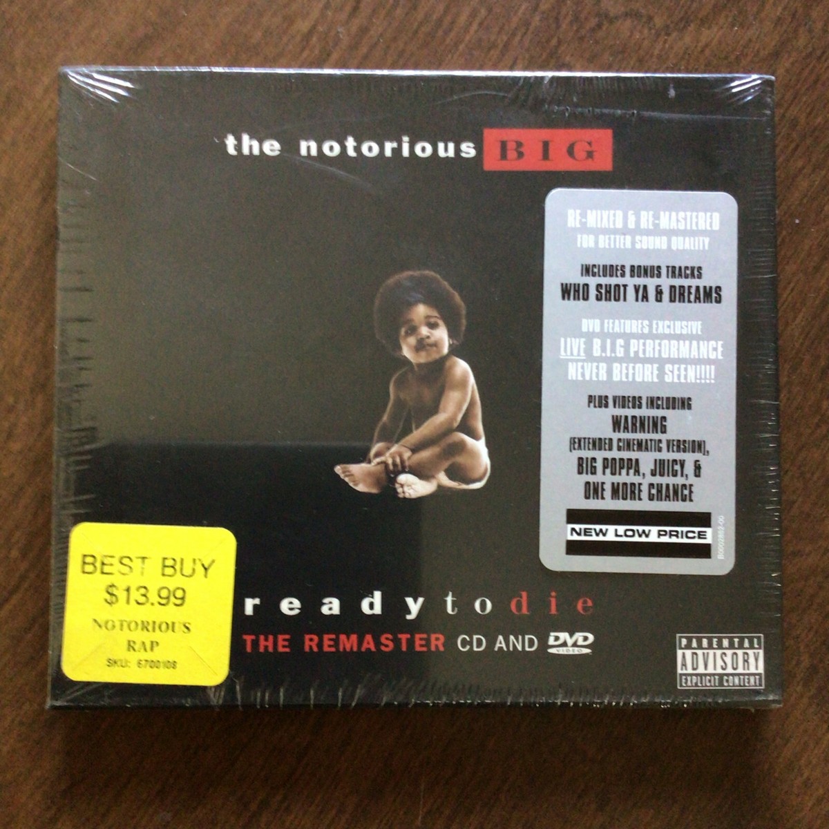 The Notorious B.I.G. ‎Ready To Die (The Remaster CD & DVD) (2004 