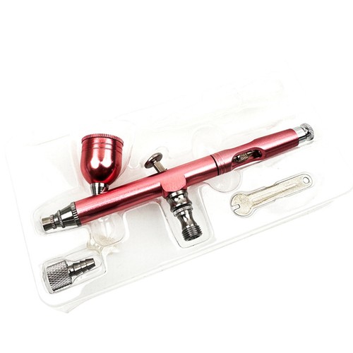 Airbrush Kit Spray Gun Pump Dual Action Air Brush Tattoo Paint Art Tool Set - Picture 13 of 14