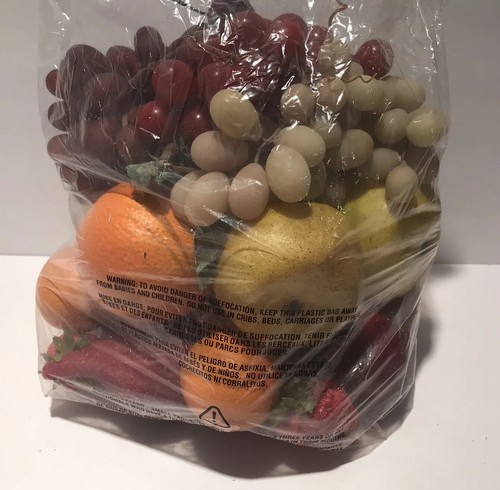 Faux Fruits Decorative Mixed Lot of 35 Colorful Assorted Prop Real Size - Afbeelding 8 van 9