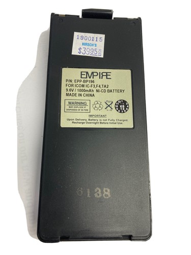 ICOM IC-F3,F4,TA2 9.6v /1000mah replacement battery - Picture 1 of 4
