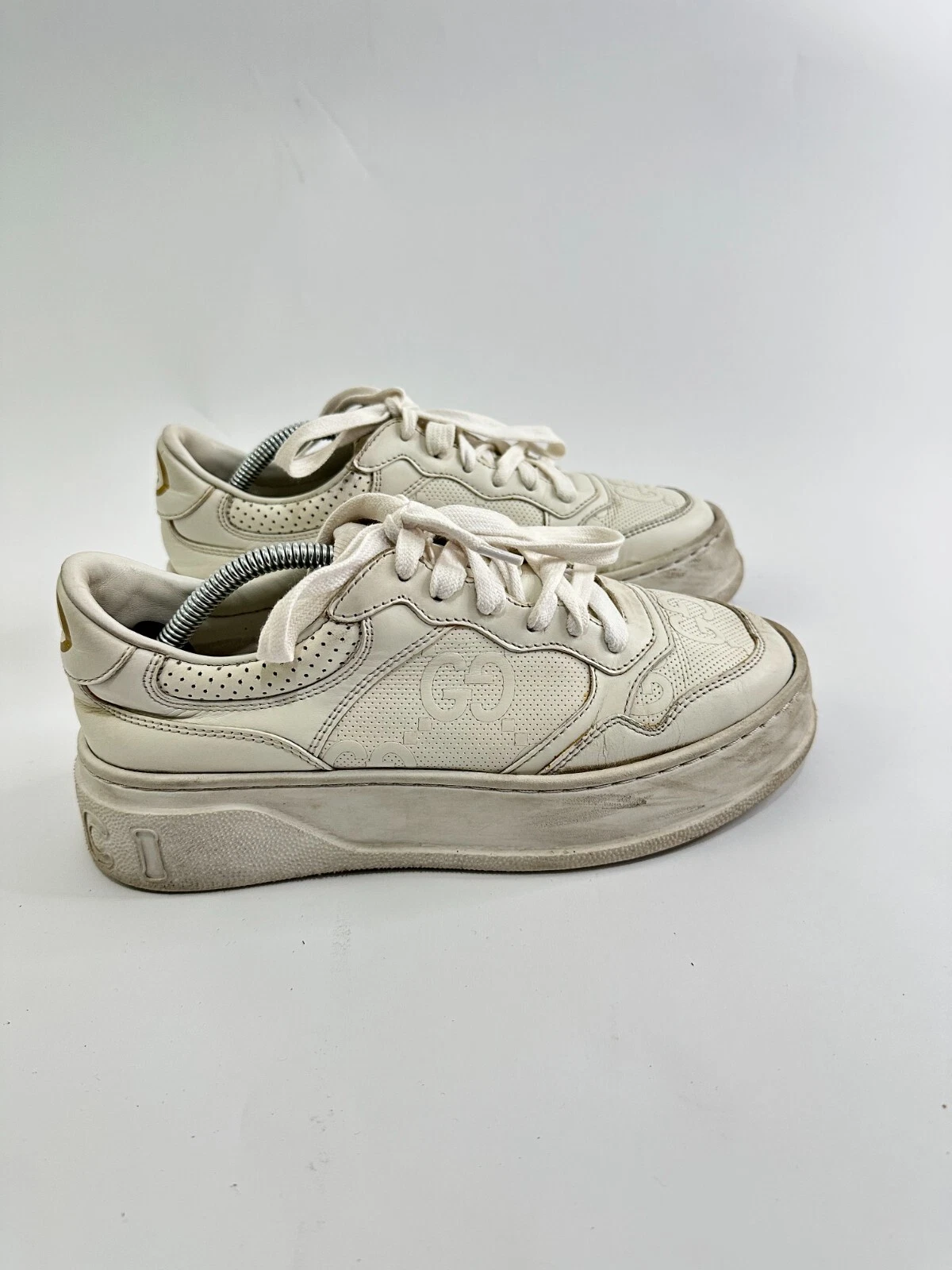 Baskets à panneaux Gucci GG Supreme taille 38 EU  5UK  8 US