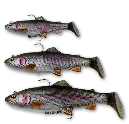 Señuelos Savage Gear 4D sonajero trucha sábalo - lucio lucioperca salmón depredador pesca Foto 2 de 2