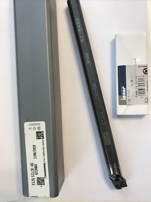 E12Q SCLCR-06 ISCAR 12mm HARTMETALL BOHRSTANGE DURCH KÜHLMITTELHALTER 180mm MwSt inv