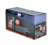 3" x 4" Clear Regular Toploaders and Soft Sleeves for Standard Cards 100ct Count