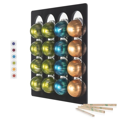 Nespresso Vertuo Capsule Pod Wall Holder Rack Dispenser For All Vertuo line Pods - Picture 16 of 32