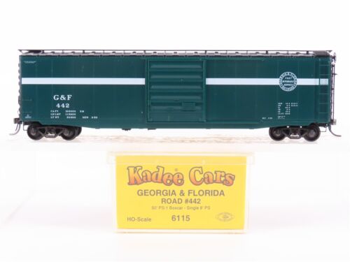 HO Scale Kadee 6115 G&F Georgia & Florida Railroad 50' Single Door Box Car #442