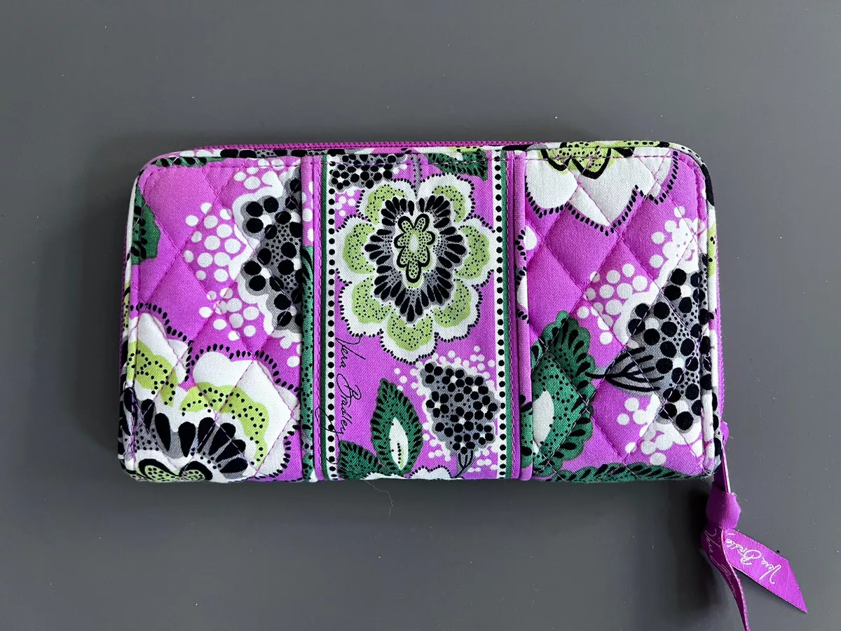 vera bradley wallet zip around