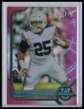 2021-22 Bowman University Colby Wooden Chrome Pink #88
