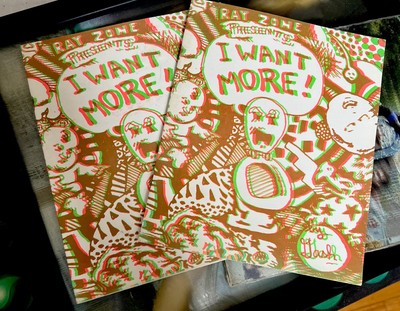 2/Ray Zone Presents I Want More by Mark Gash 3-D Comic + 3D Glasses 1990