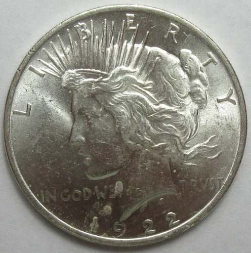 1922 Silver Peace Dollar -Choice BU- (#97d)