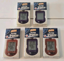 5 RadioShack Touch Screen Data Organizer PURPLE RED Keychain  Stylus 65-793 lot