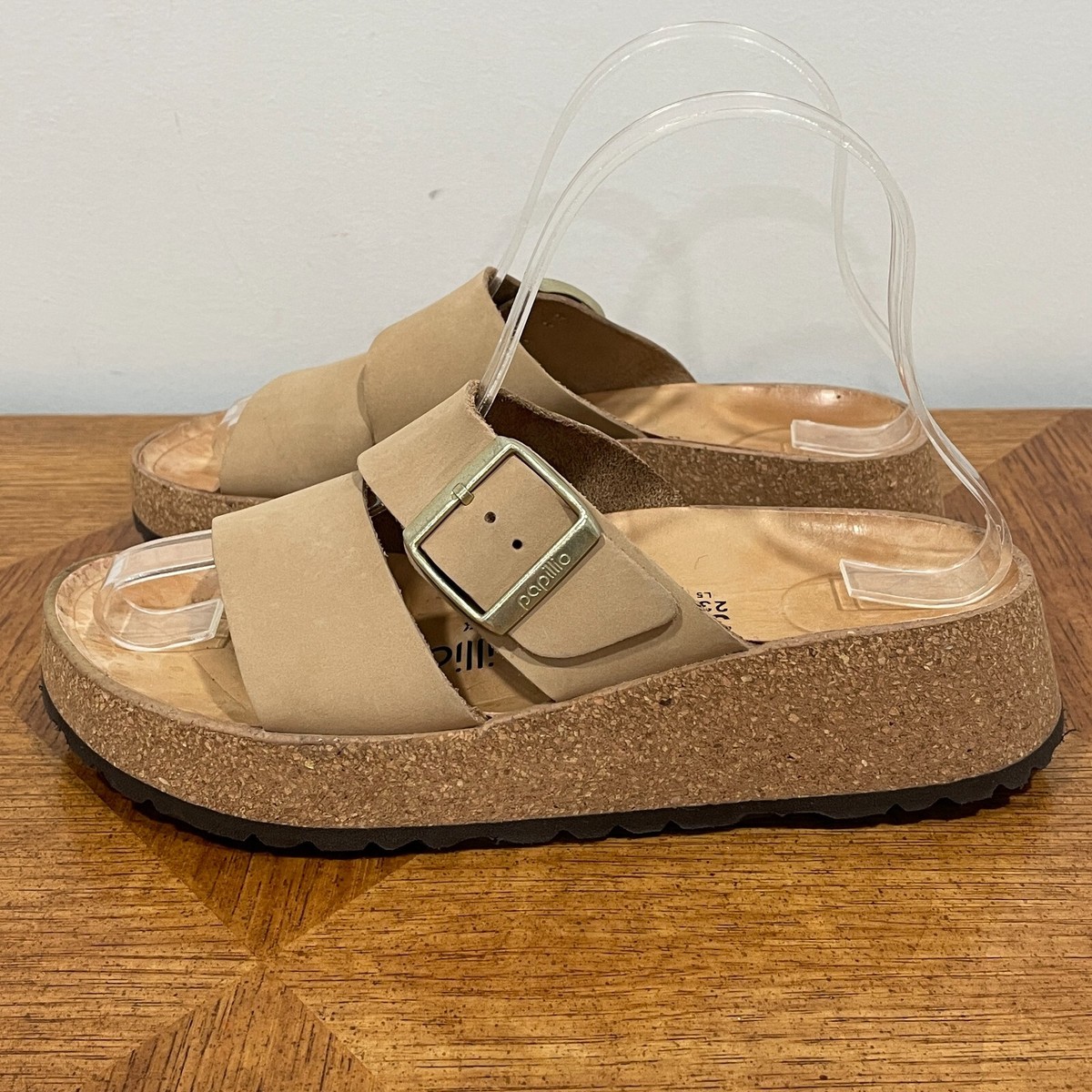 Papillio by BIRKENSTOCK Almina Sandal Womens 5N Beige Nubuck