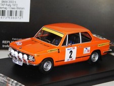 BMW 2002 TI #2 ASTERHAG/BILSTAM TAP RALLY 1972 TROFEU LIM. RRAL97 1:43
