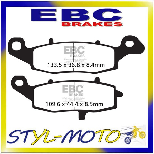 FA229 BeläGe Organisch Vorne Links EBC Suzuki GSF 600 Bandit 2000-2004-image