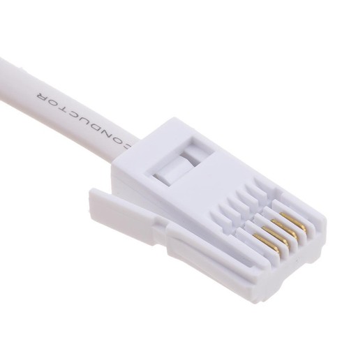 Podwójne gniazdo telefoniczne Adapter Splitter Gniazdo na męskie UK .. - Zdjęcie 4 z 6