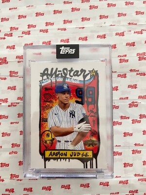 NEW! 2022 MLB All Star Game Art Collection TOPPS #3 AARON