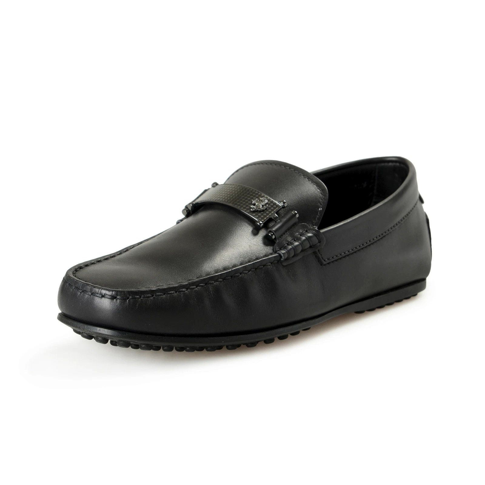 TOD’S Mocassini Tod's For Scuderia Ferrari uomo nero 100% pelle scarpe