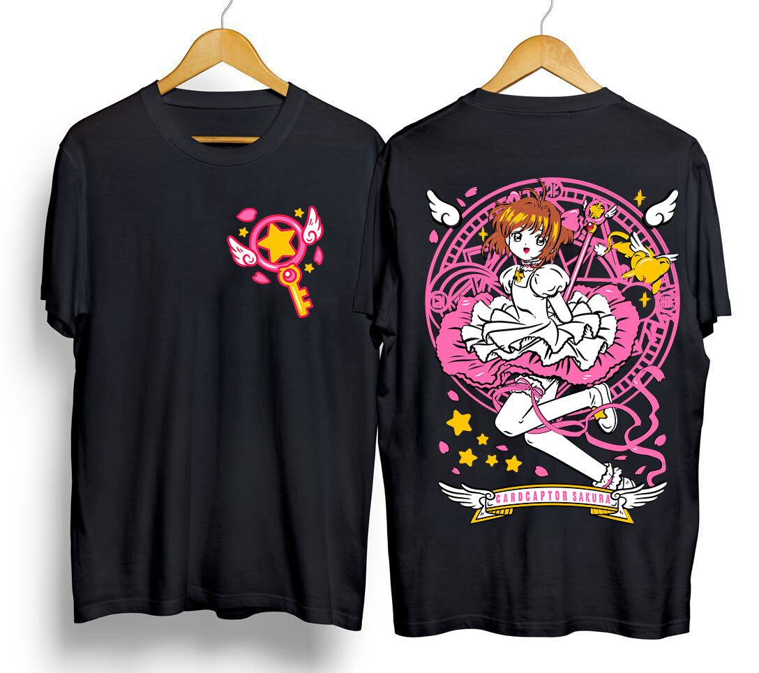 Cardcaptor Sakura T-shirt Waifu Kero Chan Kawai Front & back