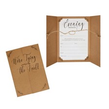 Neviti 775851 Hearts & Krafts Evening Invitations-10 Pack Wedding Invitations