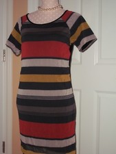 Womens Weston Wear dress striped Dress Sz L MADE IN USA