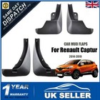 For Renault Captur 2013-2019 Set Molded Mudguards Splash Guards Mud Flaps Car UK
