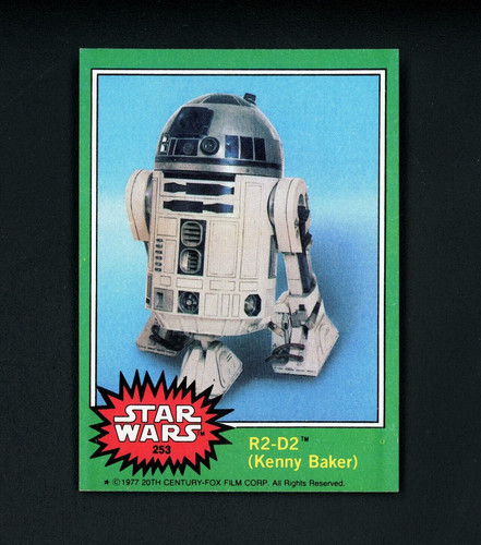 1977 Topps Star Wars #253 R2-D2 (Kenny Baker)