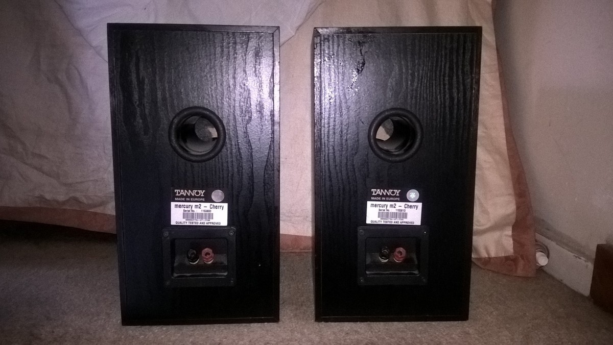 Tannoy Mercury M2 Cherry Speakers - CASH ON COLLECTION ONLY | eBay UK