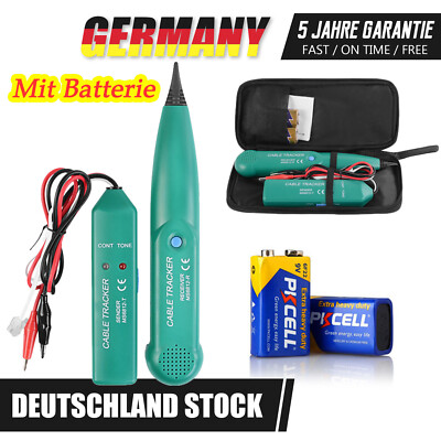Telefon Tracker Kabelsucher 100Hz ~300kHz kabeltester Leitungsfinder Kabelfinder