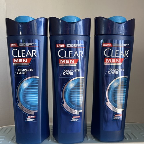 Clear Men Complete Care Anti Dandruff Shampoo Clean Scalp and Hair 3 bottles
