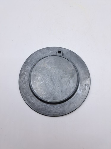 Zinn Teller - Wand Teller - Wandteller - Ø 10,5 cm - Motiv Blumen - 4 Stück - Bild 8 von 11
