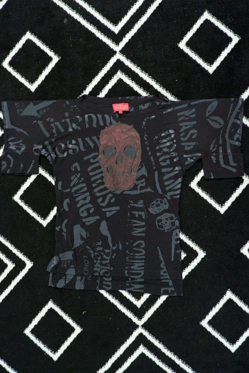 Vivienne Westwood 90s頃 Sサイズ スカルプリント Vivienne Westwood 90s頃 Sサイズ スカルプリント