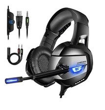 Onikuma K5 Pro 7.1 Rgb Black On-Ear Headphones