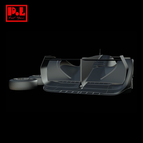 STL File - Mazda 55LM GT Vision (2015) - Stampa 3D 1/87 64 43 32 24 18 Tamiya IXO - Foto 4 di 7