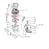 Dichtung Nachlass DrosselklappengehäUse Fiat Tipo - Lancia Delta Original